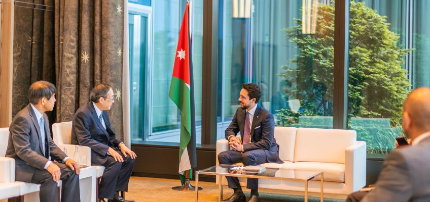 Crown Prince holds economic meetings in Tokyo