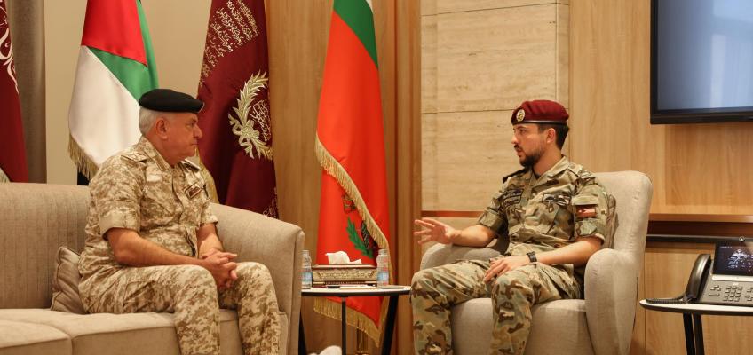 Crown Prince visits JAF General Command 