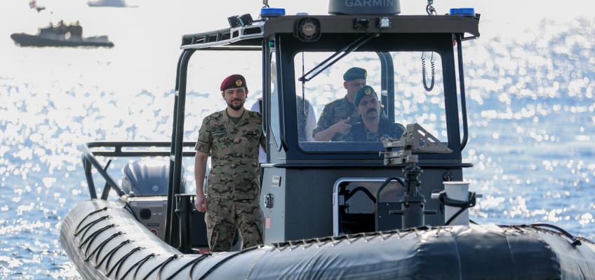 Crown Prince visits Maritime Counterterrorism Team