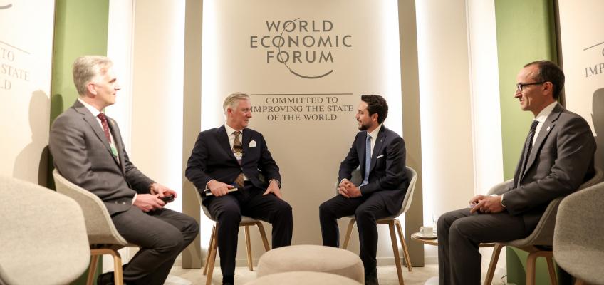 ولي العهد يلتقي العاهل البلجيكي على هامش مشاركته في المنتدى الاقتصادي العالمي بدافوس