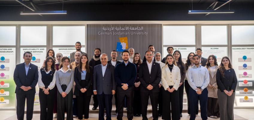 Crown Prince visits German Jordanian University