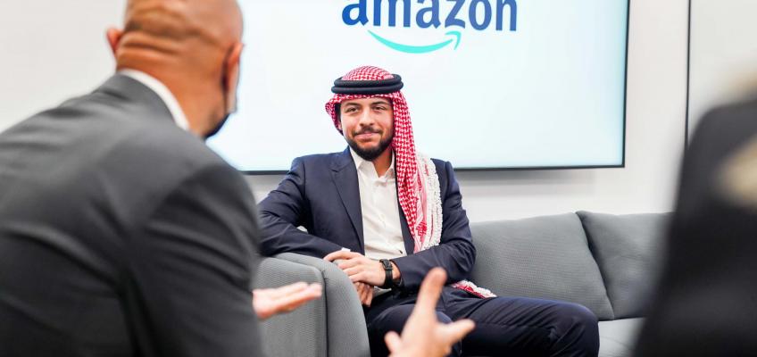 Crown Prince inaugurates Amazon’s new office in Amman