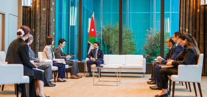 Crown Prince meets founder of Japanese bio-tech, environment solutions company