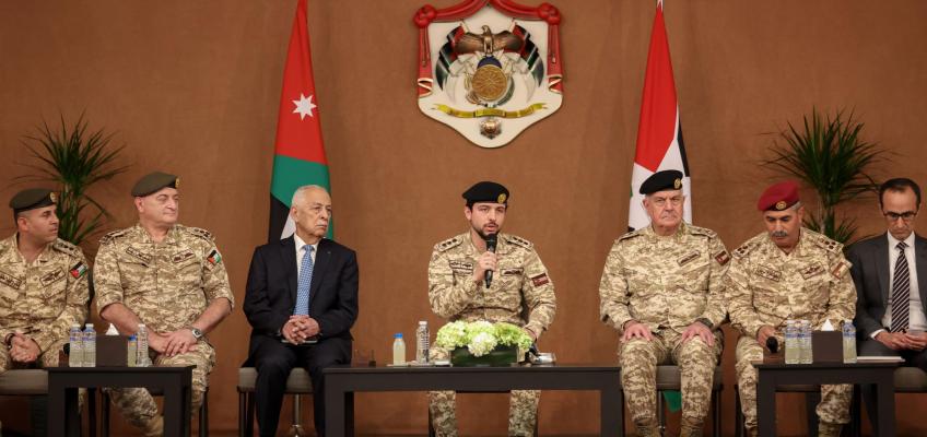 ولي العهد يلتقي مرتبات المستشفى الميداني الأردني 76 العائدين من غزة