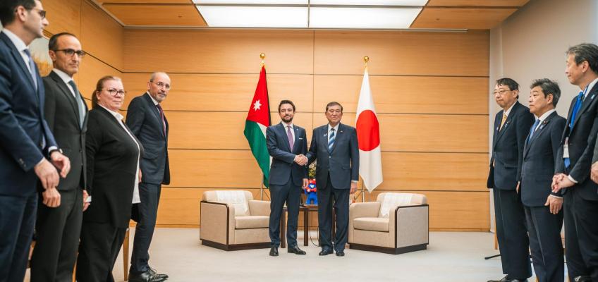 Crown Prince meets with Japan PM