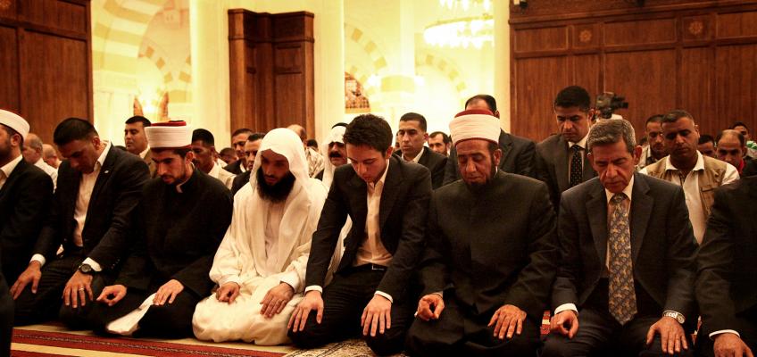 HRH Crown Prince Al Hussein bin Abdullah II performs Eid Al-Fitr Prayer