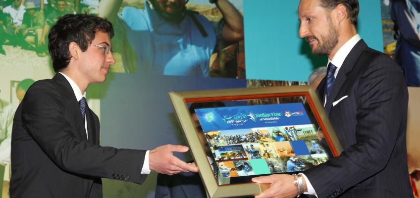 Crown Prince patronizes ceremony announcing Jordan minefield-free Crown Prince patronizes ceremony announcing Jordan minefield-free