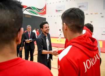 Regent visits Olympic Preparation Centre