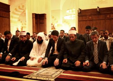 HRH Crown Prince Al Hussein bin Abdullah II performs Eid Al-Fitr Prayer